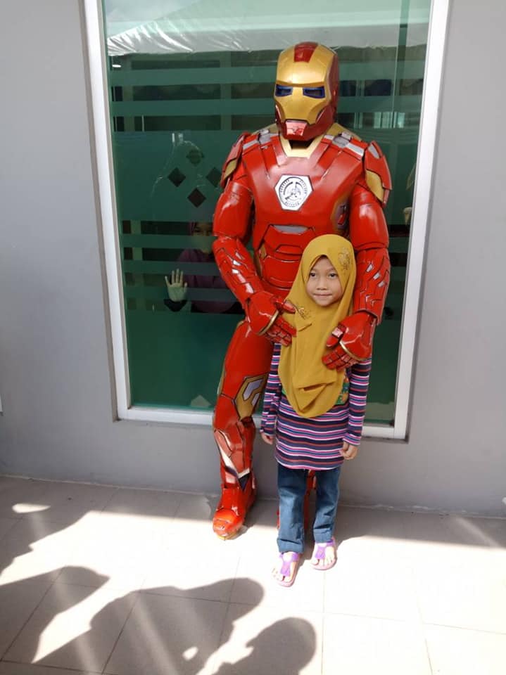Faizal's Facebook We did imagine him to be slightly taller though.